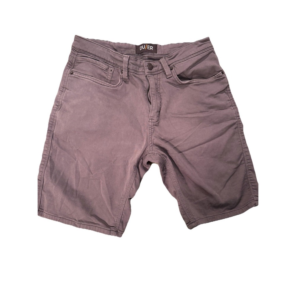 Men's DUER Relaxed Taper Grey jean shorts size 32